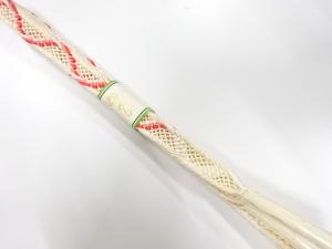 未使用品　正絹　夏手組帯締め